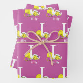 Dr. Seuss's ABC: Letter L - White | Name hinzufüge Geschenkpapier Set (Beispiel)