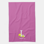 Dr. Seuss's ABC: Letter L - White | Name hinzufüge Geschirrtuch (Vertikal)