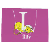 Dr. Seuss's ABC: Letter L - White | Name hinzufüge Große Geschenktüte (Rückseite)