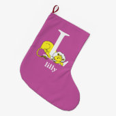 Dr. Seuss's ABC: Letter L - White | Name hinzufüge Großer Weihnachtsstrumpf (Vorderansicht (hängend))