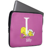 Dr. Seuss's ABC: Letter L - White | Name hinzufüge Laptopschutzhülle (Vorne Rechts)