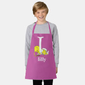 Dr. Seuss's ABC: Letter L - White | Name hinzufüge Schürze (Getragen)