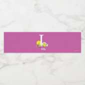 Dr. Seuss's ABC: Letter L - White | Name hinzufüge Wasserflaschenetikett (Einzelnes Label)