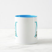 Dr. Seuss's ABC: Letter M - Aquamarin | Name hinzu Tasse (Zentrum)