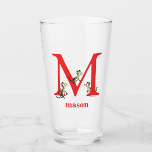 Dr. Seuss's ABC: Letter M - Red Name hinzufügen Glas