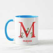 Dr. Seuss's ABC: Letter M - Red | Name hinzufügen Tasse (Links)