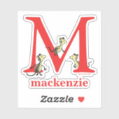 Dr. Seuss's ABC: Letter M - White | Name hinzufüge Aufkleber (Blatt)