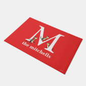 Dr. Seuss's ABC: Letter M - White | Name hinzufüge Fußmatte (Schrägansicht)