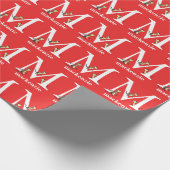 Dr. Seuss's ABC: Letter M - White | Name hinzufüge Geschenkpapier (Ecke)