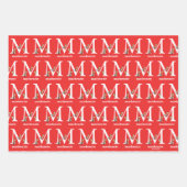 Dr. Seuss's ABC: Letter M - White | Name hinzufüge Geschenkpapier Set (Vorderseite 2)
