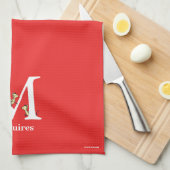 Dr. Seuss's ABC: Letter M - White | Name hinzufüge Geschirrtuch (Viertel Falte)