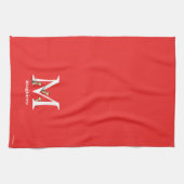 Dr. Seuss's ABC: Letter M - White | Name hinzufüge Geschirrtuch (Horizontal)