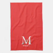 Dr. Seuss's ABC: Letter M - White | Name hinzufüge Geschirrtuch (Vertikal)