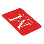 Dr. Seuss's ABC: Letter M - White | Name hinzufüge Magnet (Rechte Seite)