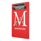 Dr. Seuss's ABC: Letter M - White | Name hinzufüge Mini Klemmbrett (Gewinkelt2)