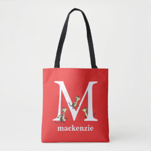 Dr. Seuss's ABC: Letter M - White   Name hinzufüge Tasche