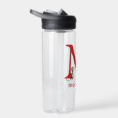 Dr. Seuss's ABC: Letter M - White | Name hinzufüge Trinkflasche (Rechts)