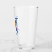 Dr. Seuss's ABC: Letter N - Blue | Name hinzufügen Glas (Links)