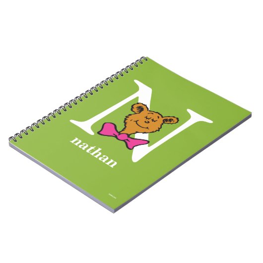 Dr. Seuss's ABC: Letter N - White | Name hinzufüge Notizblock (Linke Seite)