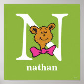 Dr. Seuss's ABC: Letter N - White | Name hinzufüge Poster (Vorne)