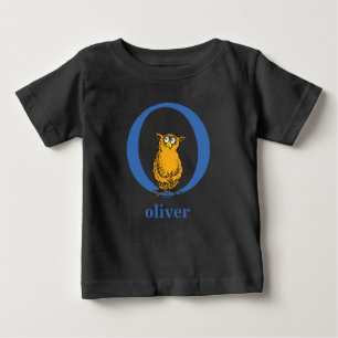 Dr. Seuss's ABC: Letter O - Blue   Name hinzufügen Baby T-shirt