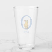 Dr. Seuss's ABC: Letter O - Blue | Name hinzufügen Glas (Rückseite)