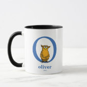 Dr. Seuss's ABC: Letter O - Blue | Name hinzufügen Tasse (Links)