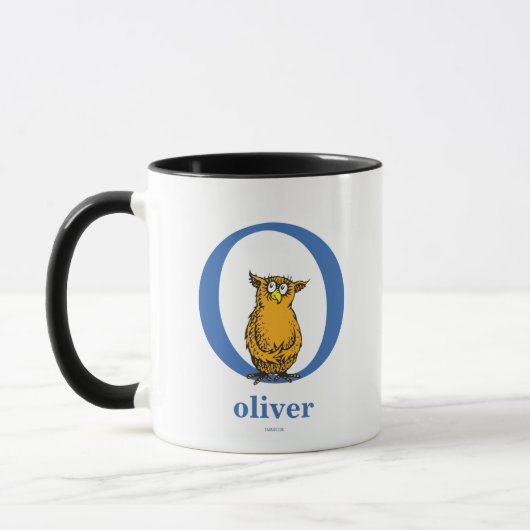 Dr. Seuss's ABC: Letter O - Blue | Name hinzufügen Tasse (Links)