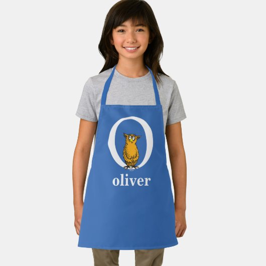 Dr. Seuss's ABC: Letter O - White Add Your Name Schürze (Insitu)