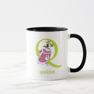 Dr. Seuss's ABC: Letter Q - Green   Name hinzufüge Tasse