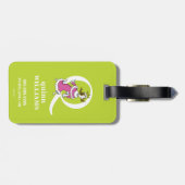 Dr. Seuss's ABC: Letter Q - White | Name hinzufüge Gepäckanhänger (Rückseite horizontal)