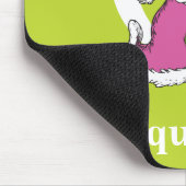 Dr. Seuss's ABC: Letter Q - White | Name hinzufüge Mousepad (Ecke)