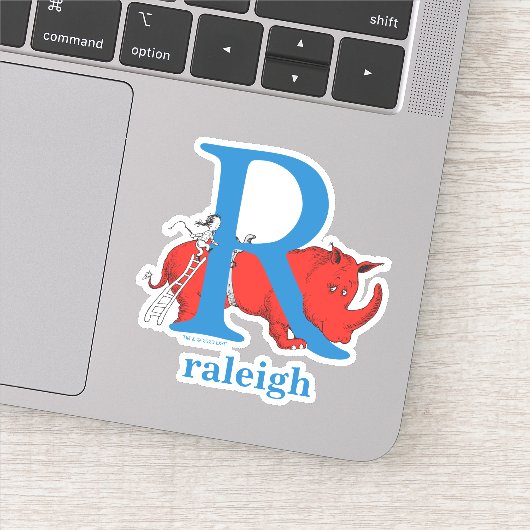 Dr. Seuss's ABC: Letter R - White Add Your Name Aufkleber (Detail)