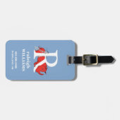 Dr. Seuss's ABC: Letter R - White Add Your Name Gepäckanhänger (Vorderseite horizontal)