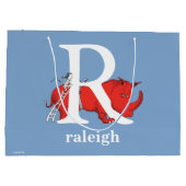 Dr. Seuss's ABC: Letter R - White Add Your Name Große Geschenktüte (Rückseite)