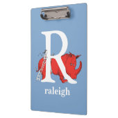 Dr. Seuss's ABC: Letter R - White Add Your Name Klemmbrett (Links)
