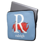 Dr. Seuss's ABC: Letter R - White Add Your Name Laptopschutzhülle (Vorderseite Links)