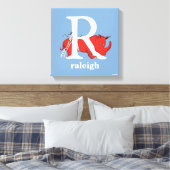 Dr. Seuss's ABC: Letter R - White Add Your Name Leinwanddruck (Insitu (Schlafzimmer))