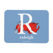 Dr. Seuss's ABC: Letter R - White Add Your Name Magnet (Horizontal)