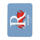 Dr. Seuss's ABC: Letter R - White Add Your Name Magnet (Vertikal)