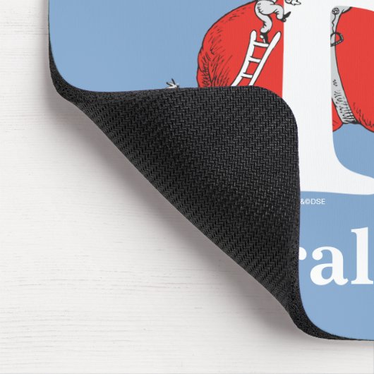 Dr. Seuss's ABC: Letter R - White Add Your Name Mousepad (Ecke)
