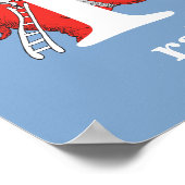 Dr. Seuss's ABC: Letter R - White Add Your Name Poster (Ecke)