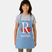 Dr. Seuss's ABC: Letter R - White Add Your Name Schürze (Insitu)