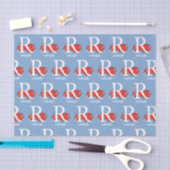 Dr. Seuss's ABC: Letter R - White Add Your Name Seidenpapier (Handwerk)