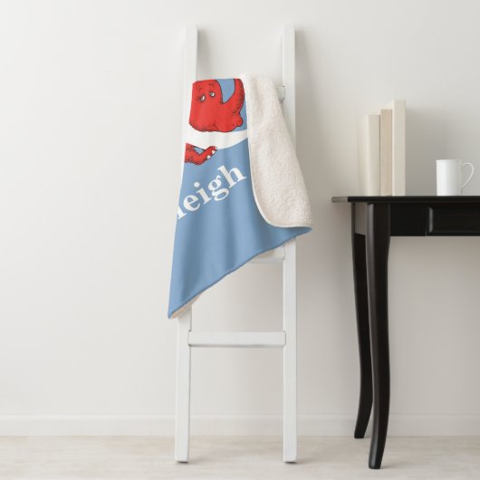 Dr. Seuss's ABC: Letter R - White Add Your Name Sherpadecke (Beispiel)