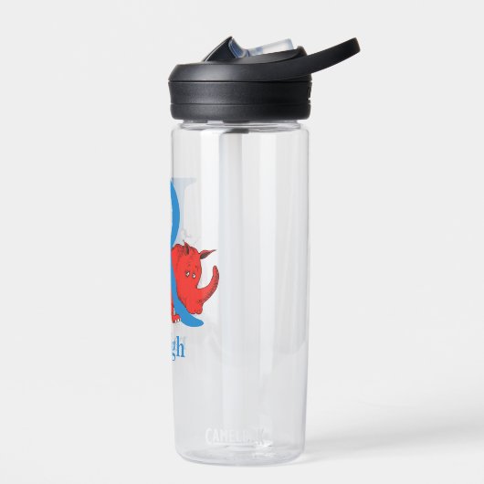 Dr. Seuss's ABC: Letter R - White Add Your Name Trinkflasche (Links)