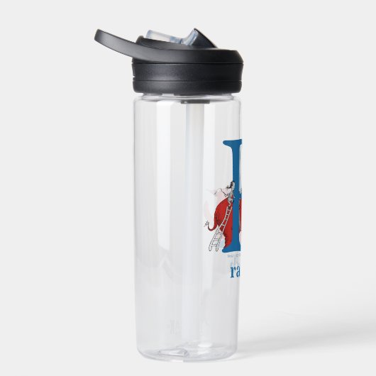 Dr. Seuss's ABC: Letter R - White Add Your Name Trinkflasche (Rechts)
