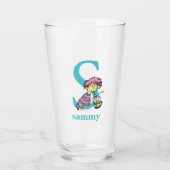 Dr. Seuss's ABC: Letter S - Blue | Name hinzufügen Glas (Vorderseite)