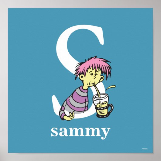 Dr. Seuss's ABC: Letter S - White | Name hinzufüge Poster (Vorne)
