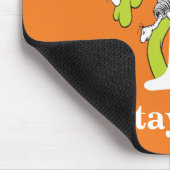 Dr. Seuss's ABC: Letter T - White | Name hinzufüge Mousepad (Ecke)